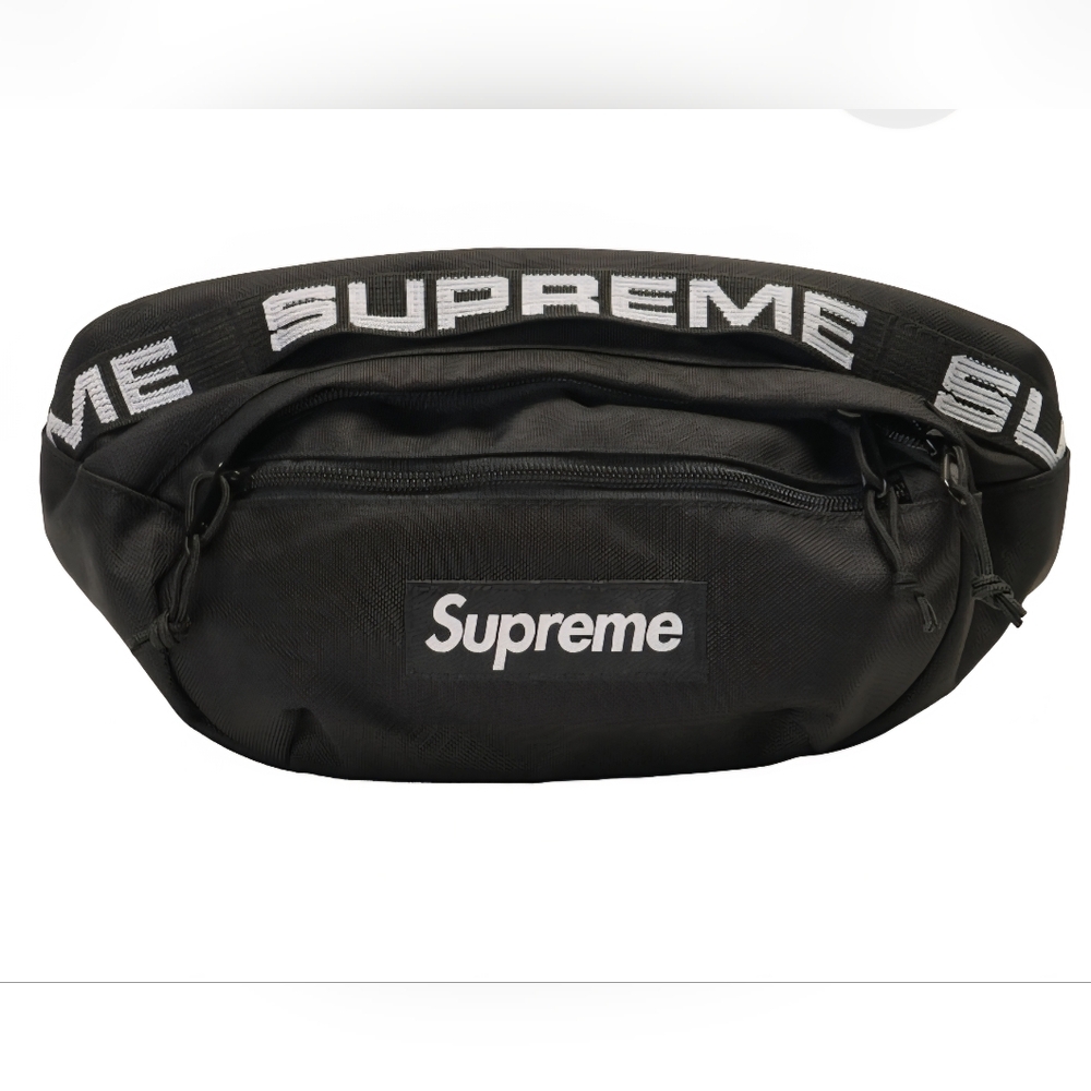 Supreme Black Waist Bag